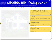 Tablet Screenshot of litchfieldhillshealingcenter.com